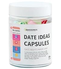 60PCS Pre-Written Friendship Messages in a Bottle, Bestfriend Birthday Gifts for Women Sister Bestie, Cute Capsule Messages in Plastic Jar Long Distance BFF Gifts