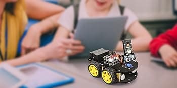 ELEGOO UNO R3 Smart Robot Car Kit V4 for Arduino Robotics for Kids Ages 8-12 12-16 STEM Science Kits Coding Gifts for 8 9 10 11 12 13 14 15 16 Year Old Boys Girls Teens Cool Engineering Building Toys
