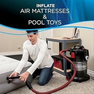 Bissell 2035M MultiClean Wet/Dry Garage and Auto Vacuum Cleaner, Red