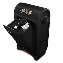 EyeVac Pro Touchless Vacuum Automatic Dustpan - Ultra Fast & Powerful - Great for Sweeping Salon Pet Hair Food Dirt Kitchen, Corded Canister Vacuum, Bagless, Automatic Sensors, 1400 Watt (Black)