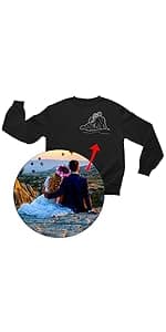 Custom Hoodies Design Your Own, Shirt Portrait From Photo, Valentines Customized Gifts For Boyfriend 2024