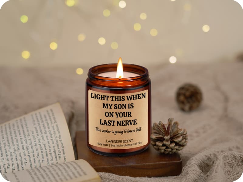 GSPY Scented Candle, Daughter in Law Gifts - Christmas, Birthday Gifts for Daughter in Law, Sons Girlfriend - DIL Present from Mother in Law - Funny Wedding, Bridal Shower Presents for Future New DIL