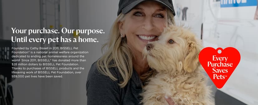 Bissell Pet Hair Eraser Allergen Lift-Off with Powerful Suction, HEPA, Tangle-Free Brush Roll, 39883