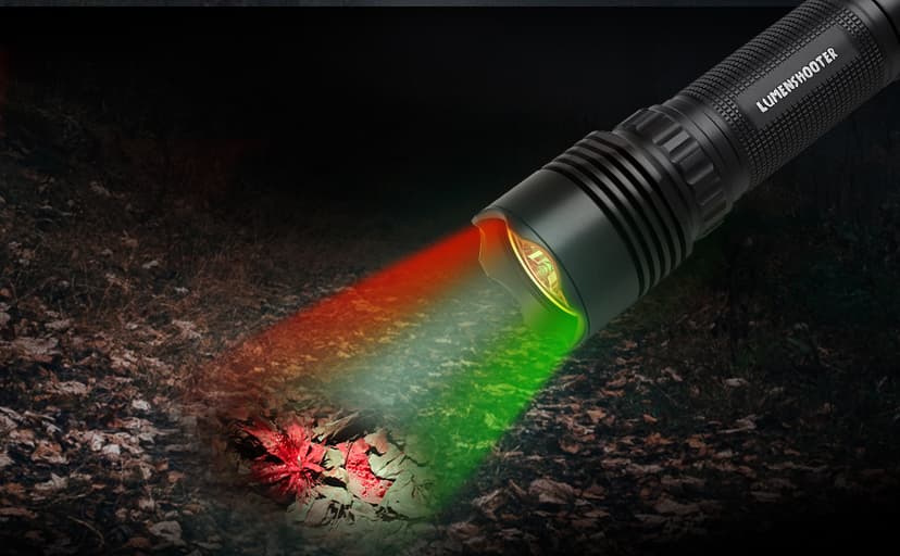 LUMENSHOOTER LUMENSHOOTER B2 Blood Tracking Light for Deer, Blood Tracker Flashlight for Hunting, Deer Hunting Accessories for Men