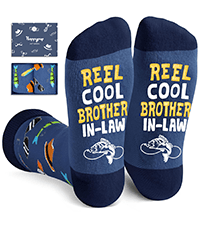 HAPPYPOP Novelty Family Gifts - Gifts for Son Uncle Brother Papa Grandson Nephew, Funny Socks for Him
