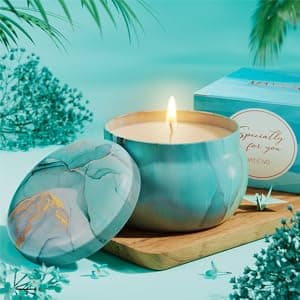 Birthday Gifts for Women Self Care Gifts Get Well Soon Gifts, Ocean Relaxing Spa Gifts Basket Care Package w/ Luxury Flannel Blanket, Unique Mothers Day Gifts Idea for Mom Her Friends Sister Wife