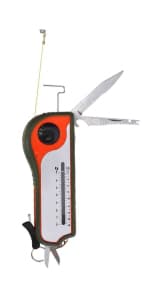 Fisherman Gift Tool Fishing Multitool - Hook Remover, Scale Scraper, Tape Measure, Bait Cutter, Flashlight, Knife, Scissors, Weight Scale, Bottle Opener, Gift Idea for Men Women Kids