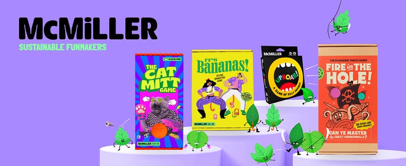 It's Bananas! The Monkey Tail Game - Funny, Fun Party & Family Board Game for Kids, Stocking Stuffer, Christmas, Thanksgiving, White Elephant, Girls Night, Birthday Gift, Gag, Novelty