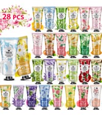 7 Pack Hand Cream Gifts Set for Women,Hand Lotion for Birthday Gifts for Women Teengirls, Bridesmaid Gifts,Thank You Gifts,Mini Moisturizing Hand Lotion Travel Size in Bulk for Dry Cracked Hands