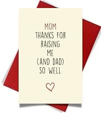 Cheerin Funny Greeting Card with Envelope - Anniversary Card - Romantic Birthday Card - Hilarious Gifts for Him Her Girlfriend Boyfriend Wife Husband