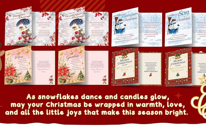 Funny Boss Christmas Card, Boss Christmas Gifts with Premium Envelope, 8x5.3 Inches