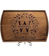 Personalized Home Sweet Home Cutting Board – Custom Engraved Wooden Board – Housewarming Gift, New Home Gift, Realtor Closing Gift, Wedding, Anniversary, Christmas, Bridal Shower Present