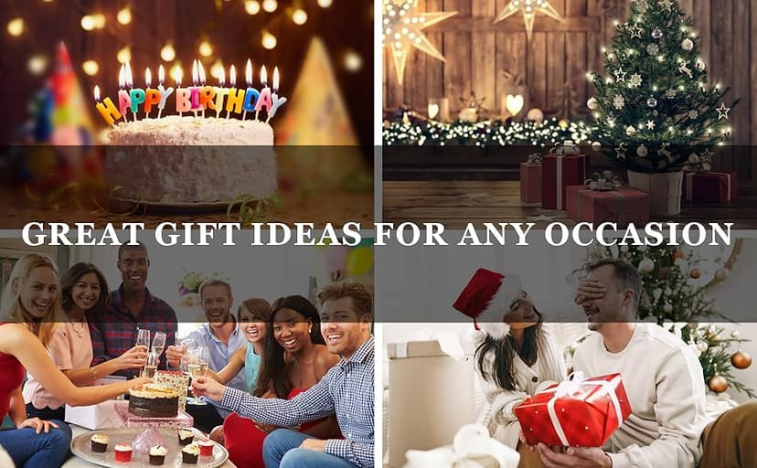 Birthday Gifts for Men Dad Boyfriend Him Husband Grandpa Brother Uncle Coworker Best Friend, Funny Present 65th 30th 75th 60th 40th 50th Birthday Gift Ideas, Happy Birthday Candles Unique Mens Gifts