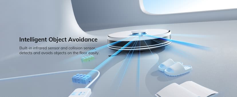 ILIFE A30 Pro Robot Vacuum and Mop, Self Emptying Station for 60 Days, 5000Pa Suction, LiDAR Navigation, No-Go Zones, 2.4G WiFi/App/Alexa/Remote Control, Roller Brush for Carpet, Hard Floors, 110V