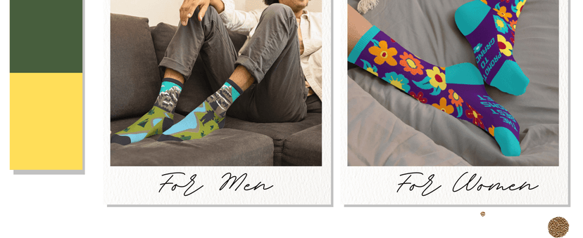 FOURSTUFF Socks for Women, Men - Socks for Grandma, Sister, Wife - Christmas Gifts for Women, Men
