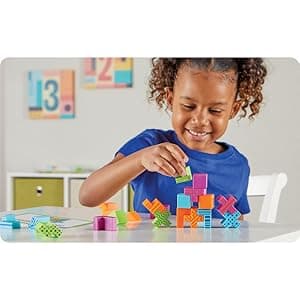 Learning Resources STEM Explorers Brainometry - 3d Puzzle, Brain Games, Brainteaser, Building Logic Toys, Gifts For Boys and Girls, Fine Motor Skills , Pattern Blocks, Math Manipulatives