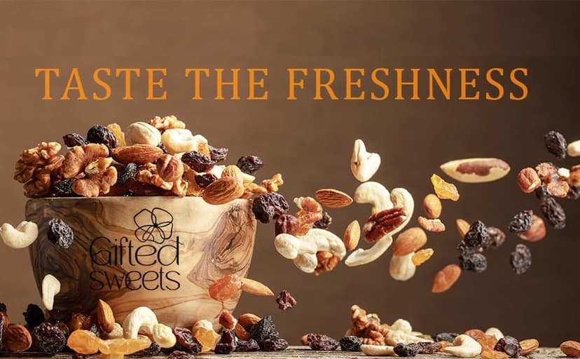 Nuts Gift Basket - 4 Varieties - Premium Assorted Tray - Gourmet Gifts for Birthday, House Warming, Care Package, Sympathy, Get Well, Employee Appreciation Gifts