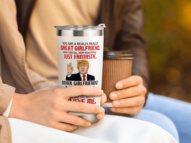 Gifts for Girlfriend - Anniversary, Birthday, Christmas Girlfriend Gifts for Women - Romantic Love Couple Gift for Her from Boyfriend - Gift Ideas for Couples - 20 Oz Stainless Steel Tumbler