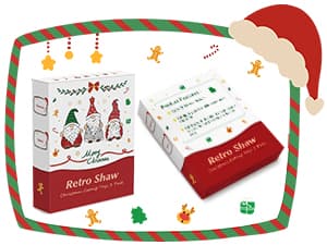 Retro Shaw Christmas Cat Toys, Xmas Catnip Toys for Indoor Kitten Kitty, Safe Kitten Teeth Cleaning Toy, Interactive Cat Chew Kitty Kicker Toy Santa Claus