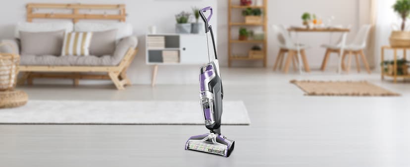 BISSELL Crosswave Pet Pro All in One Wet Dry Vacuum Cleaner and Mop for Hard Floors and Area Rugs, Purple, 2306A