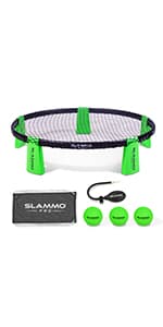 GoSports Slammo Outdoor Game Set - Perfect Holiday Gift For Teens, Kids and Family (Includes 3 Balls, Carrying Case and Rules)