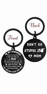 ENGZHI Son Keychain, Son Gifts for Teen Boys, Adult Son Gradution 2025 Present for Birthday Fathers Day Valentines