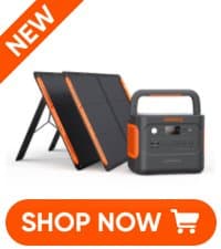 Jackery Solar Generator 1000 v2 with 200W Solar Panel,1070Wh Portable Power Station LiFePO4 Battery,1500W AC/100W USB-C Output, 1Hr Fast Charge for Outdoor,Off-Grid Living,RV,Emergency