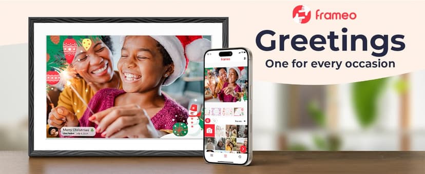 Digital Picture Frame, 10.1'' Frameo Digital Frame Wifi, 32GB Memory, 1280*800 HD Touch Screen Digital Photo Frame, Wall Mountable, Auto-Rotate, Share Instantly, Wedding, Birthday Gifts for Women, Mom