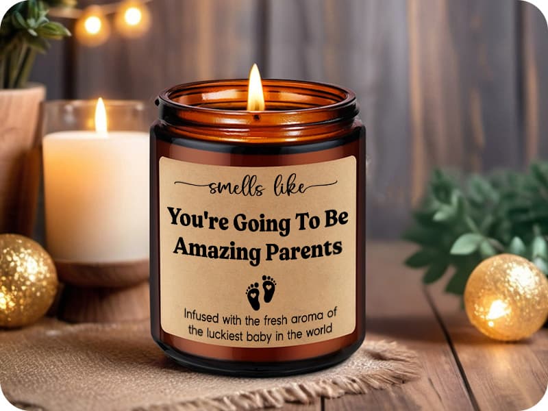 GSPY Candles, New Parents Gifts for Couples, Mom to be, New Dad - Christmas, Pregnancy, Congratulations 1st Baby, Gender Reveal Gifts for Parents to be, First Time Dad, Expecting Mom, Pregnant Mommy
