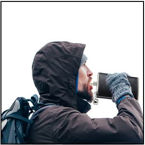 Hip Flask Gift Set, Hip Flasks for Liquor for Men with Black Leather Cover, 8 Oz Hip Flask Set, 18/8 Stainless Steel Hip Flasks for Liquor with 2 Cups & Funnel, Flasks for Liquor for Men Gift Box1