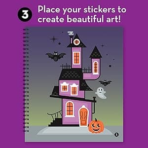 Brain Games - Sticker by Number: Halloween (Volume 1)