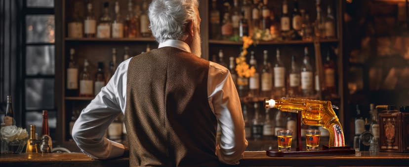 Gifts for Men Dad, Unique Christmas Anniversary Birthday Gift for Him Husband, 9 Oz Whiskey Decanter Set with 2 Oz Shot Glasses, Cool Persinalized Presents liquor dispenser for Home Bar