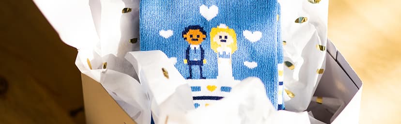 Lavley Funny Wedding Socks For Men and Women - Gifts For Groom, Groomsmen, Bride, Bridesmaids and Wedding Party