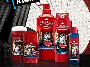 Old Spice Aluminum Free Deodorant for Men, 24/7 Freshness & Lasting Scent, Long Lasting Odor Protection, Smell Like a Hero, Batman, Black Cherry and Nightfall Scent, 3.0 oz