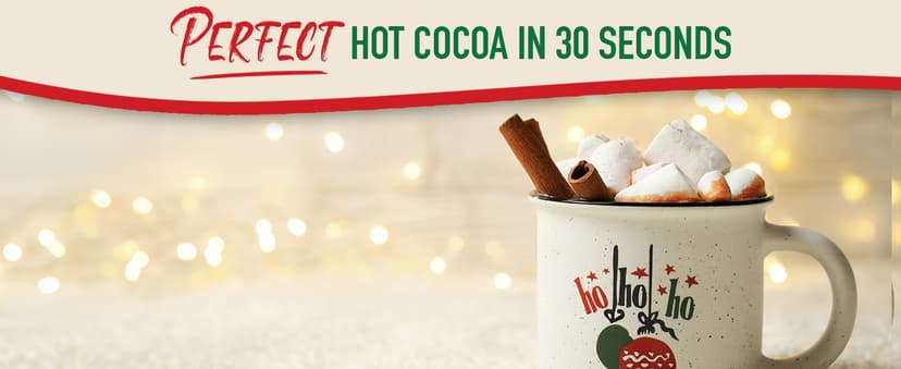 Caffelatto Milk Chocolate Hot Cocoa, Gourmet Single Serve Sticks, Made for Milk Frothers, Add Your Own Milk, Simple Ingredients and Easily Customized, 9 Pack