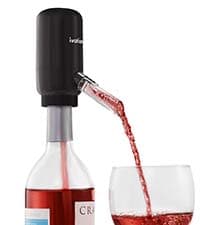 Ivation Wine Gift Set – Includes Electric Opener, Aerator, Vacuum Preserver, 2 Stoppers, Foil Cutter & Charging Base