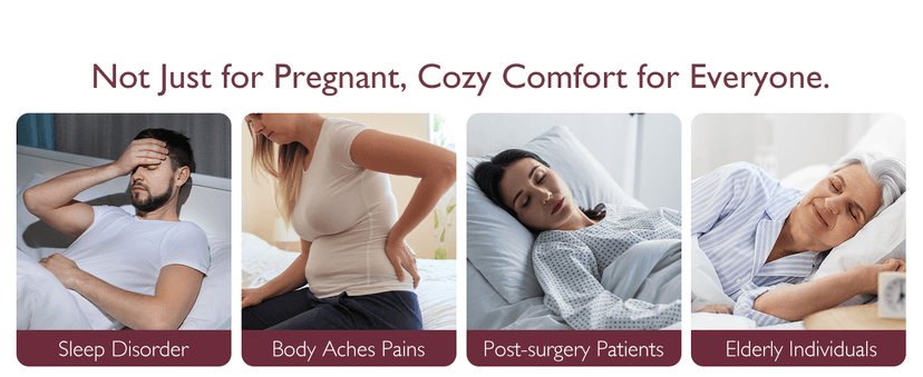 Momcozy Pregnancy Pillows for Sleeping, U Shaped Full Body Maternity Pillow with Removable Cover - Support for Back, Legs, Belly, HIPS for Pregnant Women, 57 Inch Pregnancy Pillow for Women, Grey