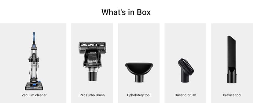 Eureka PowerSpeed Lightweight Upright Vacuum Cleaner for Carpet and Hard Floor, Powerful Bagless Upright Vacuum Cleaner for Home Pets, NEU181A, Blue