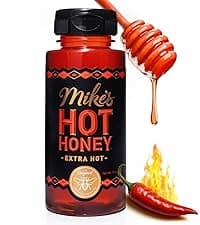 Mike's Hot Honey, America's #1 Brand of Hot Honey, Spicy Honey Infused with Chili Peppers, Certified Kosher, Gluten-Free, Paleo-Friendly, Sweet Heat, Perfect for Hot Sauce Lovers (10oz Bottle, 1 Pack)