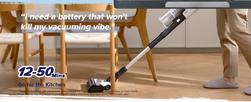 LEVOIT Cordless Vacuum Cleaner, Stick Vac with Tangle-Resistant Design, Up to 50 Minutes, Powerful Suction, Rechargeable, Lightweight, and Versatile for Carpet, Hard Floor, Pet Hair, LVAC-200