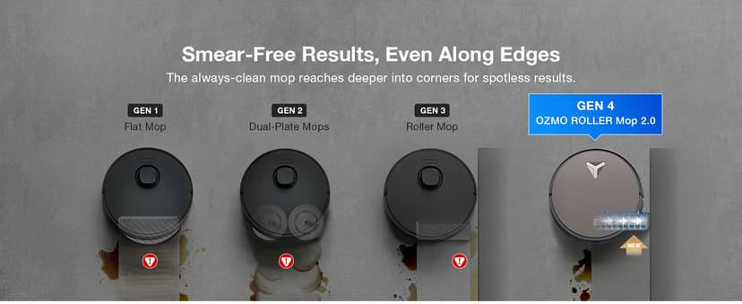 ECOVACS DEEBOT X11 OmniCyclone Robot Vacuum and Mop, PowerBoost Charging, OZMO Roller 2.0 Instant Self-Washing Mop, 19,500Pa Blast Suction, Bagless OmniCyclone Station, AIVI 3D Smart Navigation