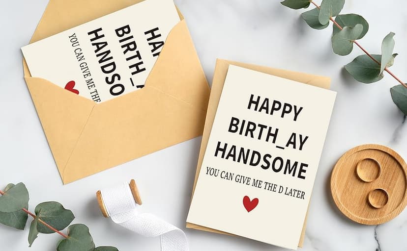 Gifts for Him | Funny Birthday Card & Gifts for Men Husband Boyfriend Him, Happy Bday Card