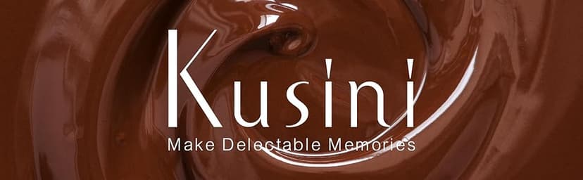 Kusini Electric Fondue Pot Set - Chocolate Fondue Kit - Temperature Control, Detachable Serving Trays, & 4 Roasting Forks - Gift Set & Date Night Idea. Serve at Movie Night or Game Night.