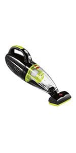 Bissell Pet Hair Eraser Cordless Hand Vacuum, Home, Auto, and Pet Vacuum, Crevice Tool, Upholstery Tool, and Motorized Brush Included, 1782