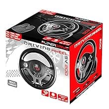 SUBSONIC Superdrive - SV250 Steering wheel with pedals and gearshift paddles racing wheel for nintendo Switch 2 - Switch - Ps4 - xbox Seie X/S, Xbox One - PC