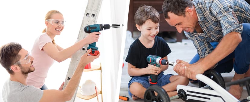 Super Universal Socket Tools Gifts for Men - Christmas Stocking Stuffers for Men Grip Socket Set with Power Drill Adapter Cool Stuff Ideas Gadgets for Him Birthday Gifts for Dad Women Husband (7-19mm)