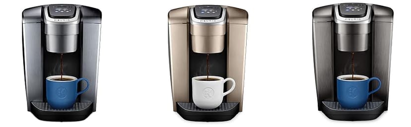 Keurig K-Elite Single Serve K-Cup Pod Coffee Maker, with Strength and Temperature Control, Iced Coffee Capability, 8 to 12oz Brew Size, Programmable, Brushed Silver