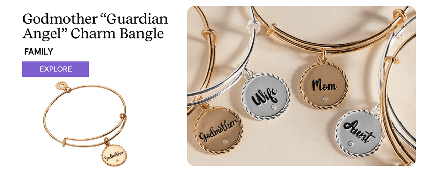 Alex and Ani Godmother Charm Bangle