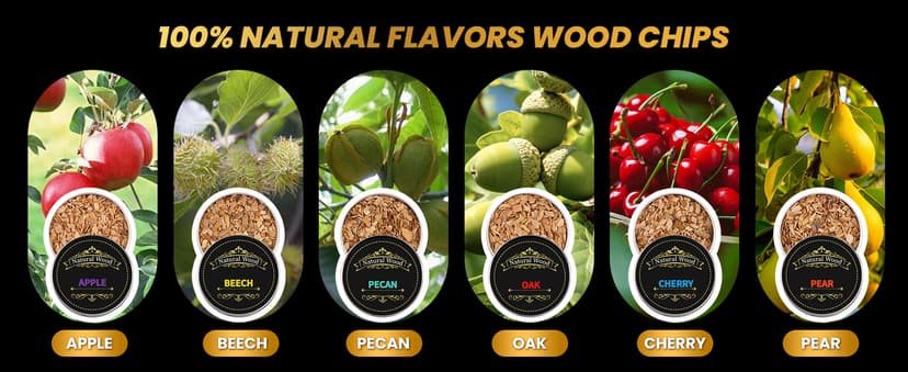 Electric Whiskey Smoker Kit, CHERRYQUEEN Old Fashioned Smoker Kit, Built-in Lighter & Ambient Light, 4 Reusable Ice Cubes 6 Wood Chips, Gifts for Men Dad Husband Whiskey Lovers (Birthday/Christmas)