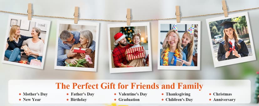 BIGASUO 10.1 Inch WiFi Digital Picture Frame, IPS HD Touch Screen Cloud Smart Photo Frames with Built-in 32GB Memory, Wall Mountable, Auto-Rotate, Share Photos Instantly from Anywhere